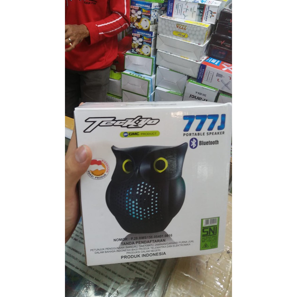 Speaker Bluetooth Teckyo 777J Burung Hantu / Speaker Portable