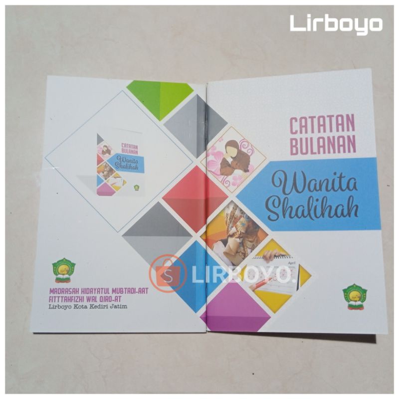 ASLI buku catatan bulanan wanita shalihah madrasah hidayatul mubtadi aat fittahfizhi wal qiroat lirb