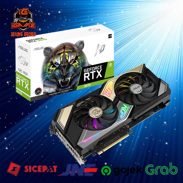 ASUS KO GeForce RTX 3070 O8G V2 Gaming GDDR6 NAMPOLL GAN