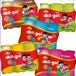 

Chil go morinaga susu UHT chilgo ( COKLAT/VANILA / MELON MADU /STROBERI) isi 6/pack