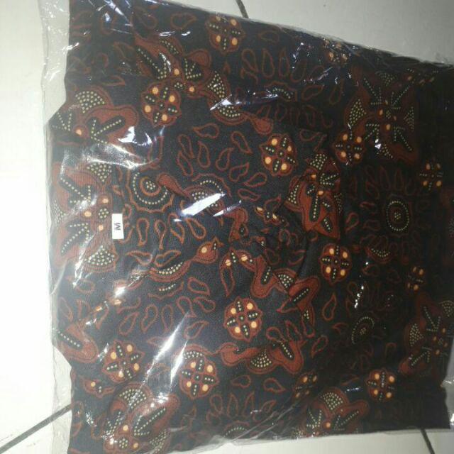 Batik Khan - Kemeja Batik Pria Lengan Panjang Motif Sidomukti By Unggul Jaya