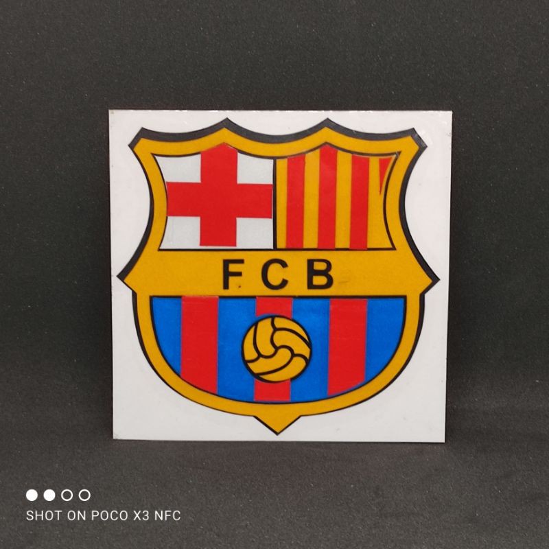 stiker printcut arcelona - stiker barcelona