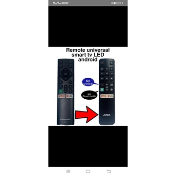 Remote LED Panasonic Remote Smart Tv Android Panasonic JUNDA PNS 1202