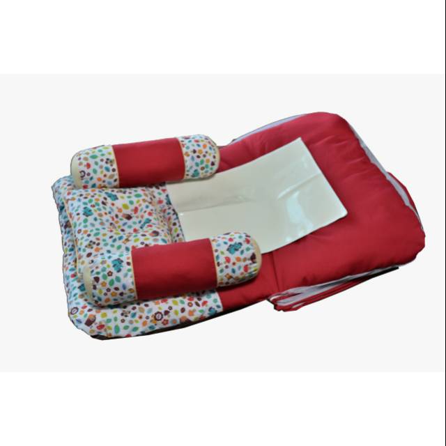 Kasur Bayi Lipat Dacron + Kelambu Print Snobby Zoo Series-1