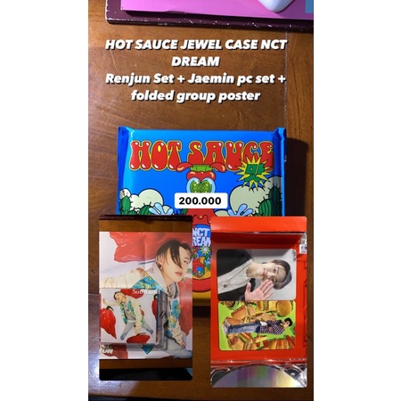Hot sauce Jewel Case NCT Dream Jaemin set + Renjun set [condi detail dm]