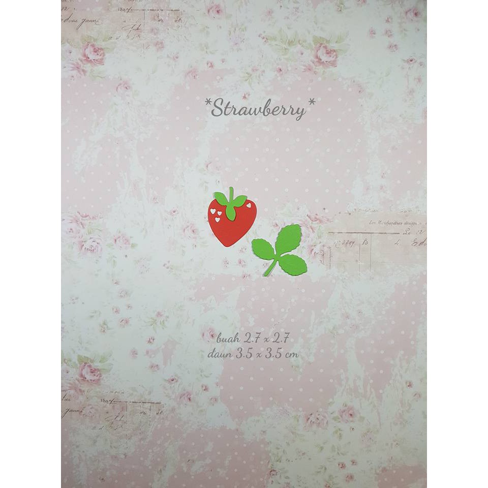 

STRAWBERRY - Bahan Hiasan Scrapbook Scrapframe