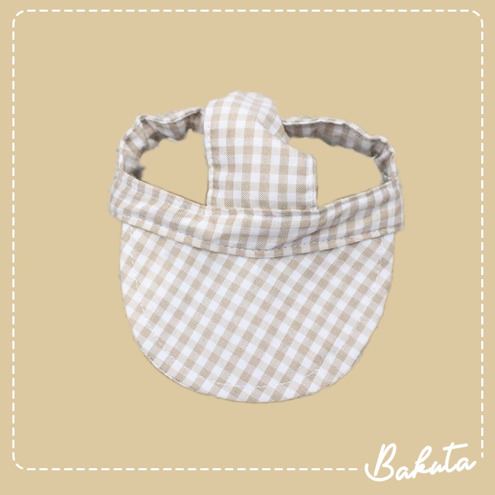 Topi Kucing dan Anjing Lucu motif Bokumo Hat adult dan kitten Ada Lobang Telinga - Baju Kucing Tangerang