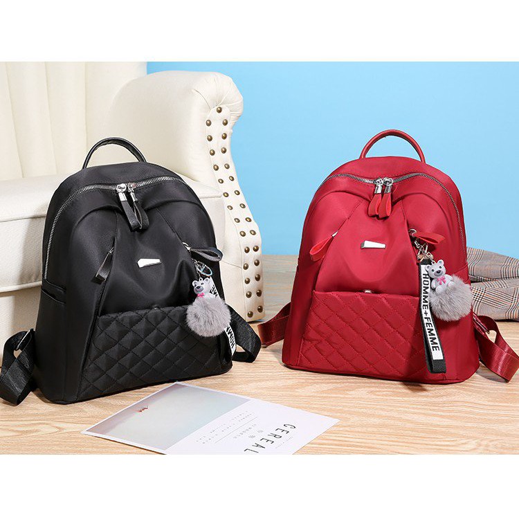 ( 2PC 1KG ) GTBI998012 NEW ARRIVAL TAS IMPORT  RANSEL TERBARU+ASESORIS