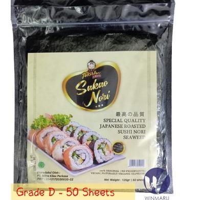 

Kekinian Tokinori Sakao Yaki Sushi Nori Special Quality 50 sheets - Roasted Nori