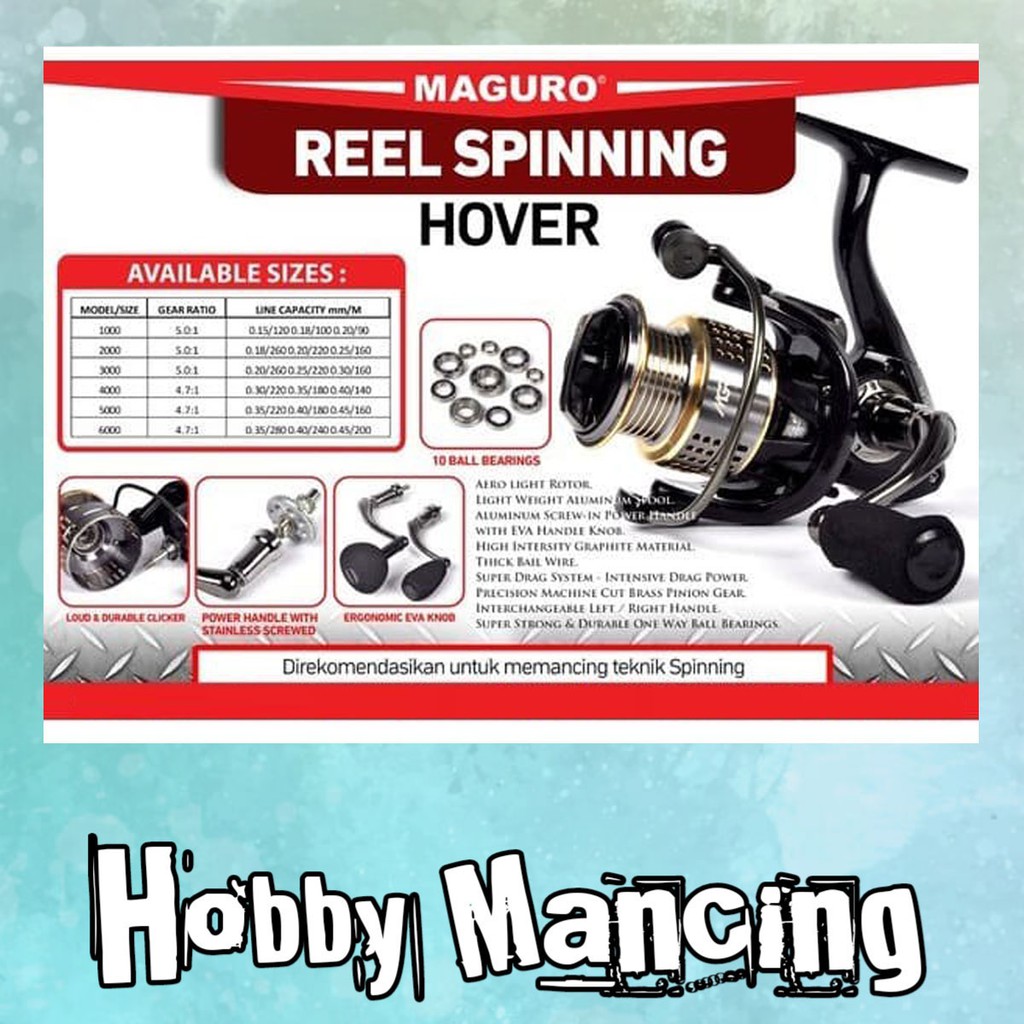 Reel Maguro Hover | Reel Spinning | Power Handle