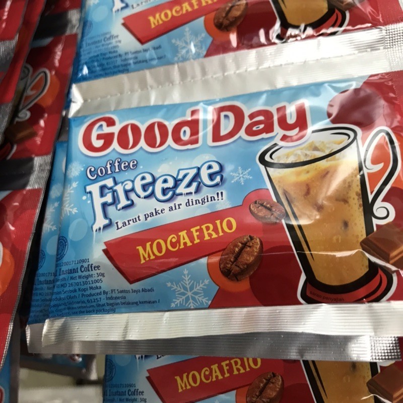 

(E-14) Good Day gooday freeze mocafrio hazelnut choco orange