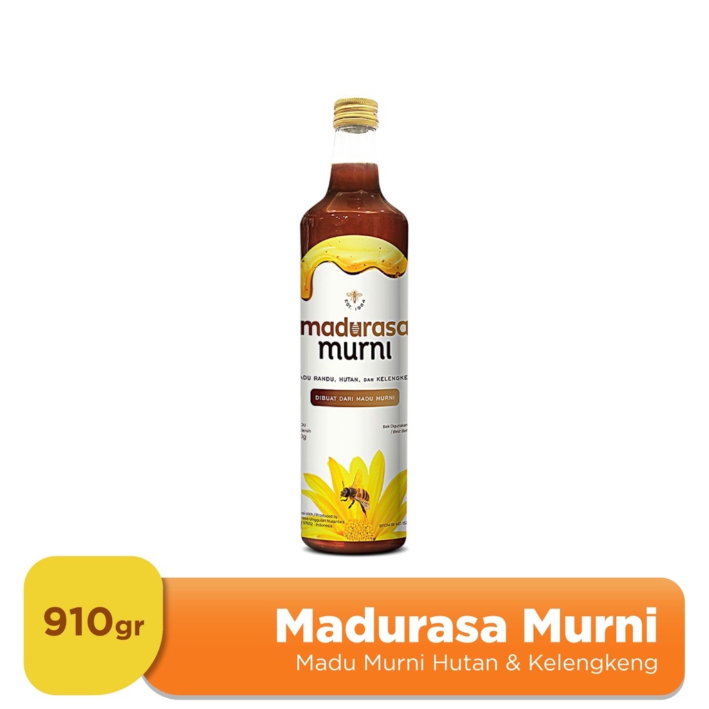 Madurasa Botol Premium / Madurasa Original Madu Murni Botol 910gr