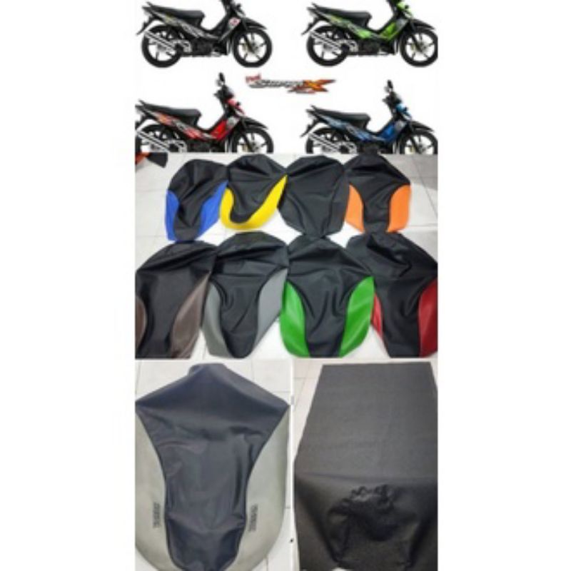 KULIT JOK SUPRA X125 OLD/sarung jok motor honda supra x125 double dist