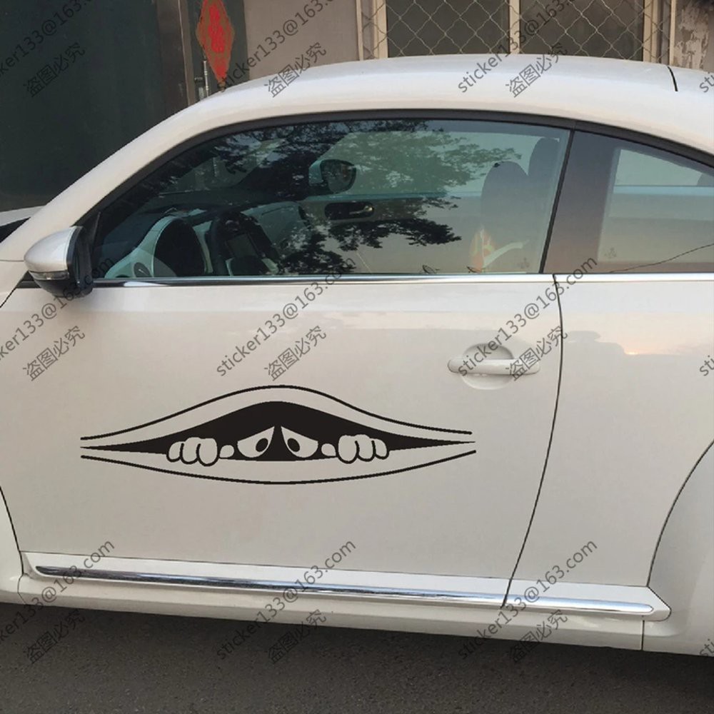 PROMO STIKER MOBIL CUTTING STIKER LUCU STRIPING NGINTIP STIKER STIKER PINTU NGINTIP