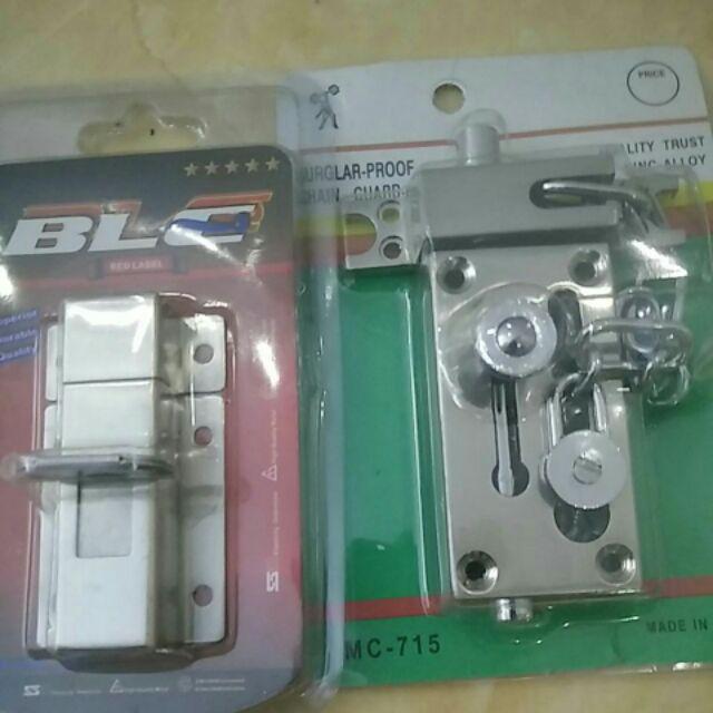 Grendel Wc Kotak / Slot Pintu Stainless 2