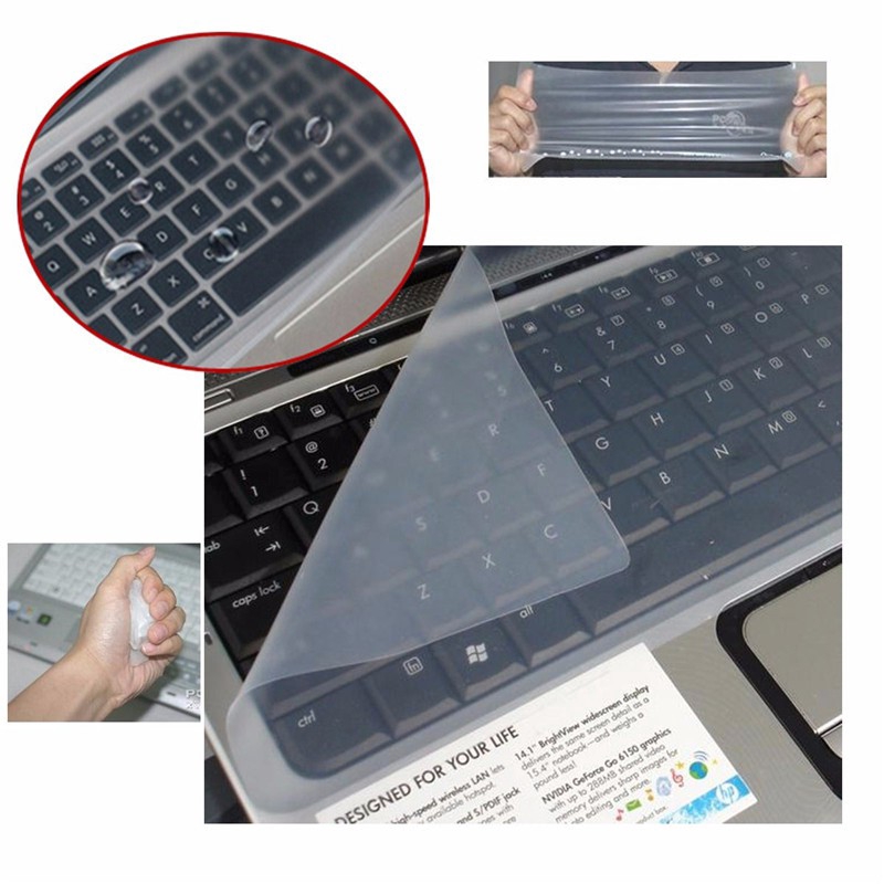 【P&amp;T】Support COD 10.0/14.0/15.6 inch Universal Silicone Skin Cover Keyboard Protector Skin