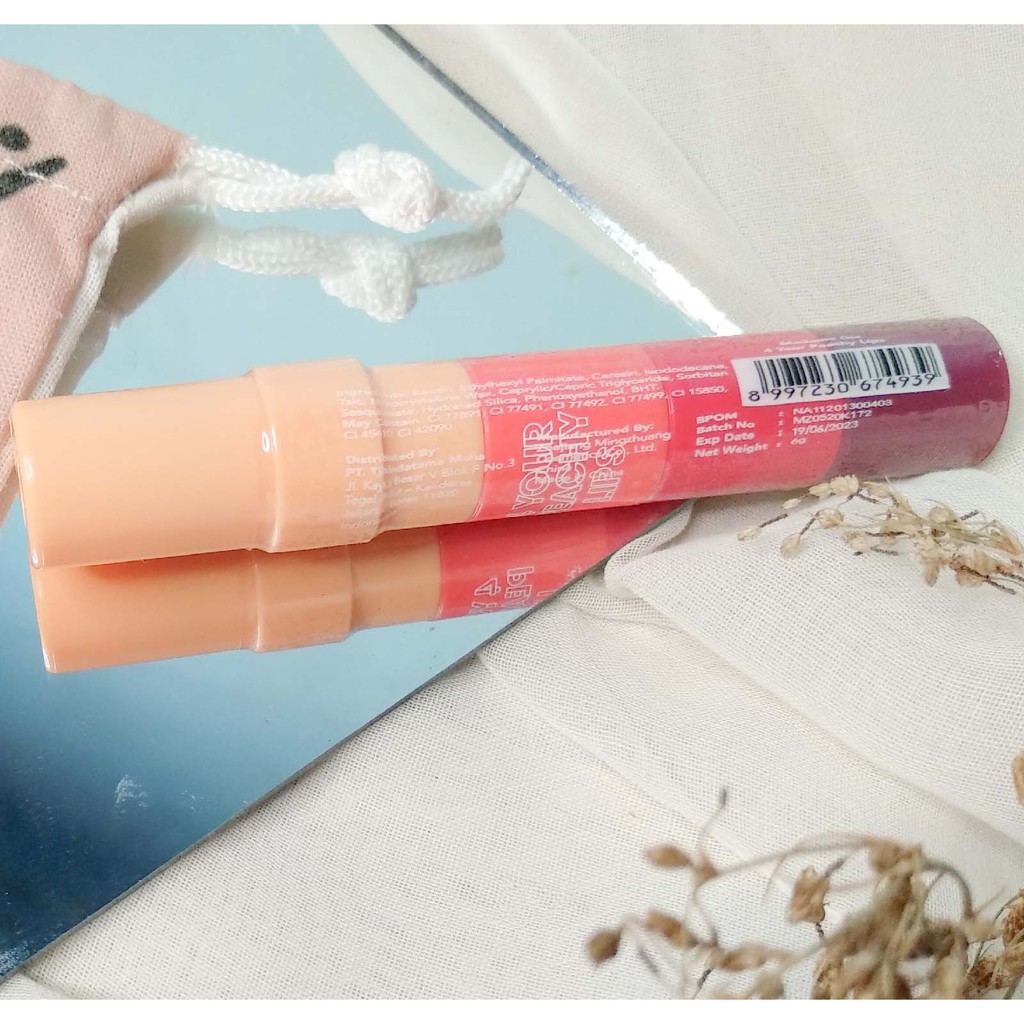 Madame Gie Four Your Peachy Lips - Make Up Lips Four In One