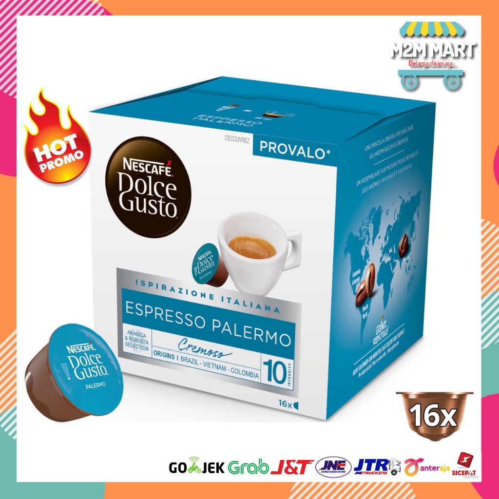 

Kopi Nescafe Dolce Gusto Espresso Palermo Capsule