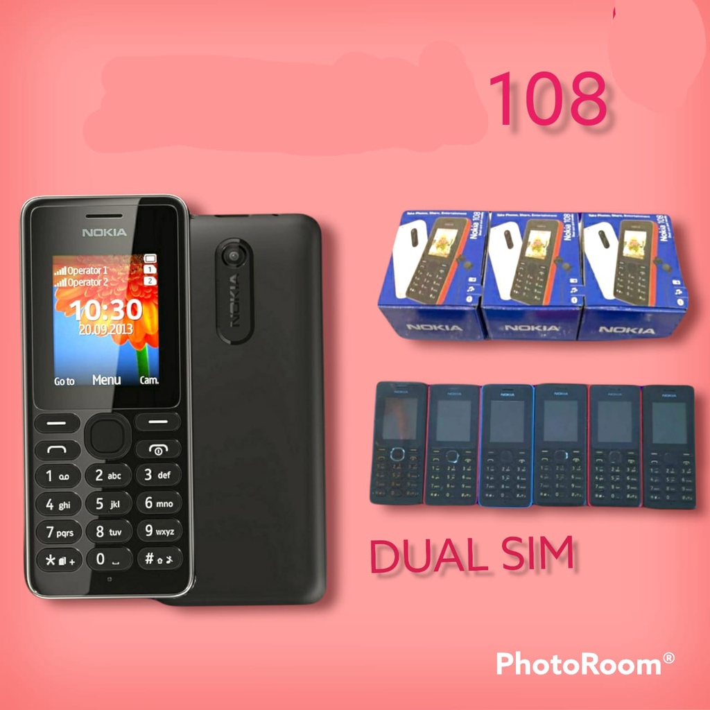 HADNPHONE NOKIA 108 HANDPHONE NOKIA JADUL DUAL SIM