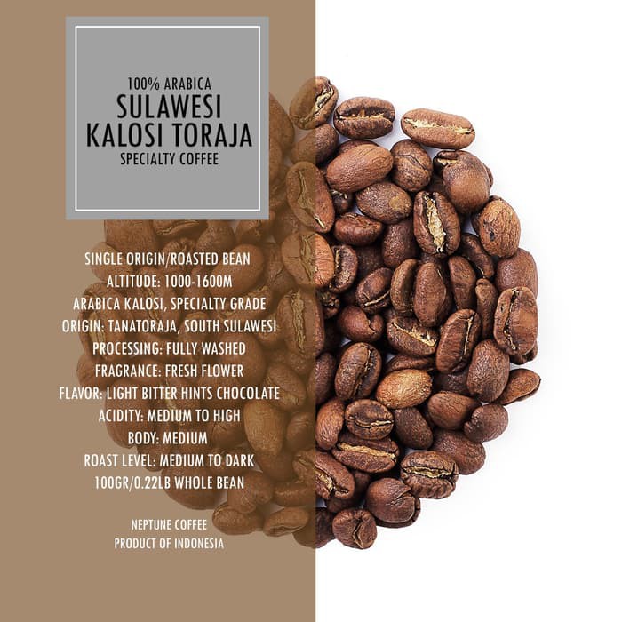 

KOPI ARABIKA SULAWESI TORAJA 500GR BIJI/BUBUK