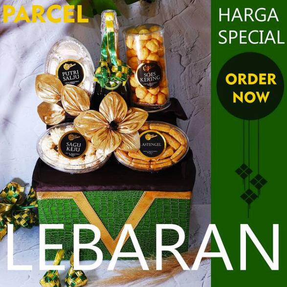 

BAYAR COD Parcel Kue Lebaran/Idul Fitri Hampers | Apple Donut Bakery - Paket 1 BERKAH