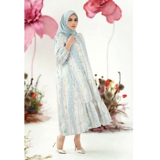 Florian Shirt Dress - Skyblue Size L | Buttonscarvesxriamiranda