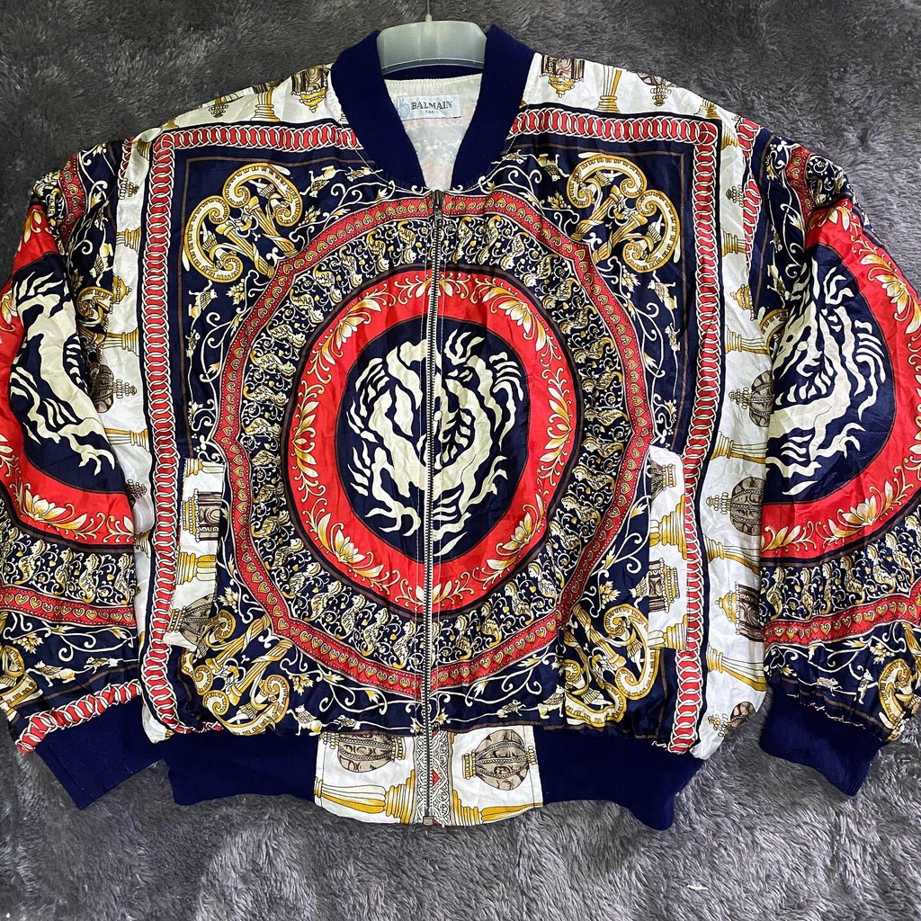 Balmain Baroque Silk Bomber RARE second / preloved