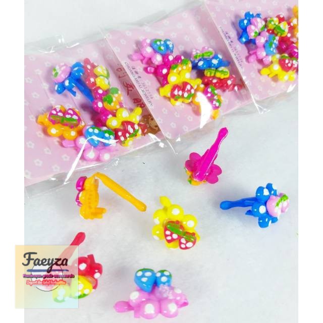 grosir  Jepit rambut slip nylon isi 24 pcs