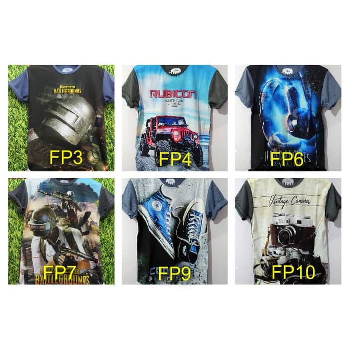 KAOS  GROSIR Kaos 3D Full Print Thailand  COC KATOO