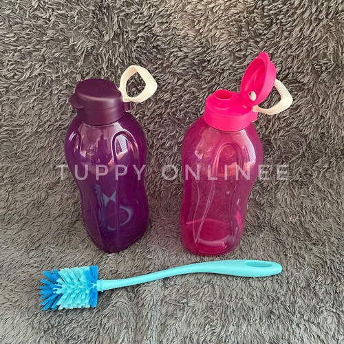 Tupperware PROMO - SET Botol minum ECO 2 liter FREE SIKAT PEMBERSIH (2)