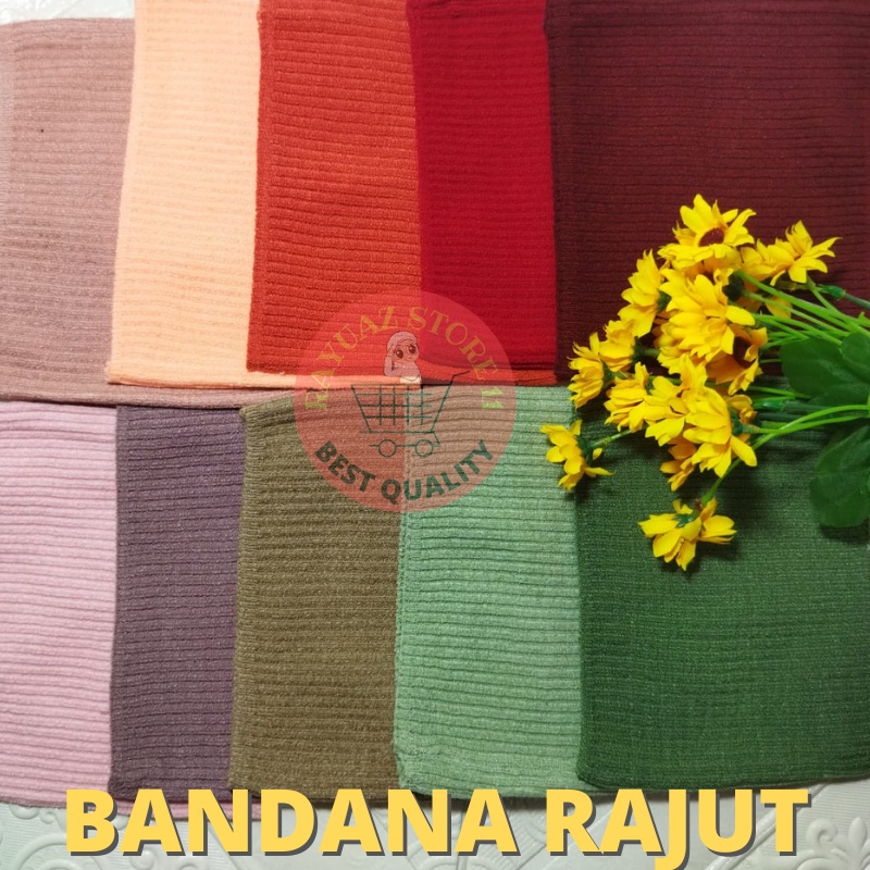 Inner Ciput Bandana Rajut Premium Anti Pusing Dalaman Hijab Rajut
