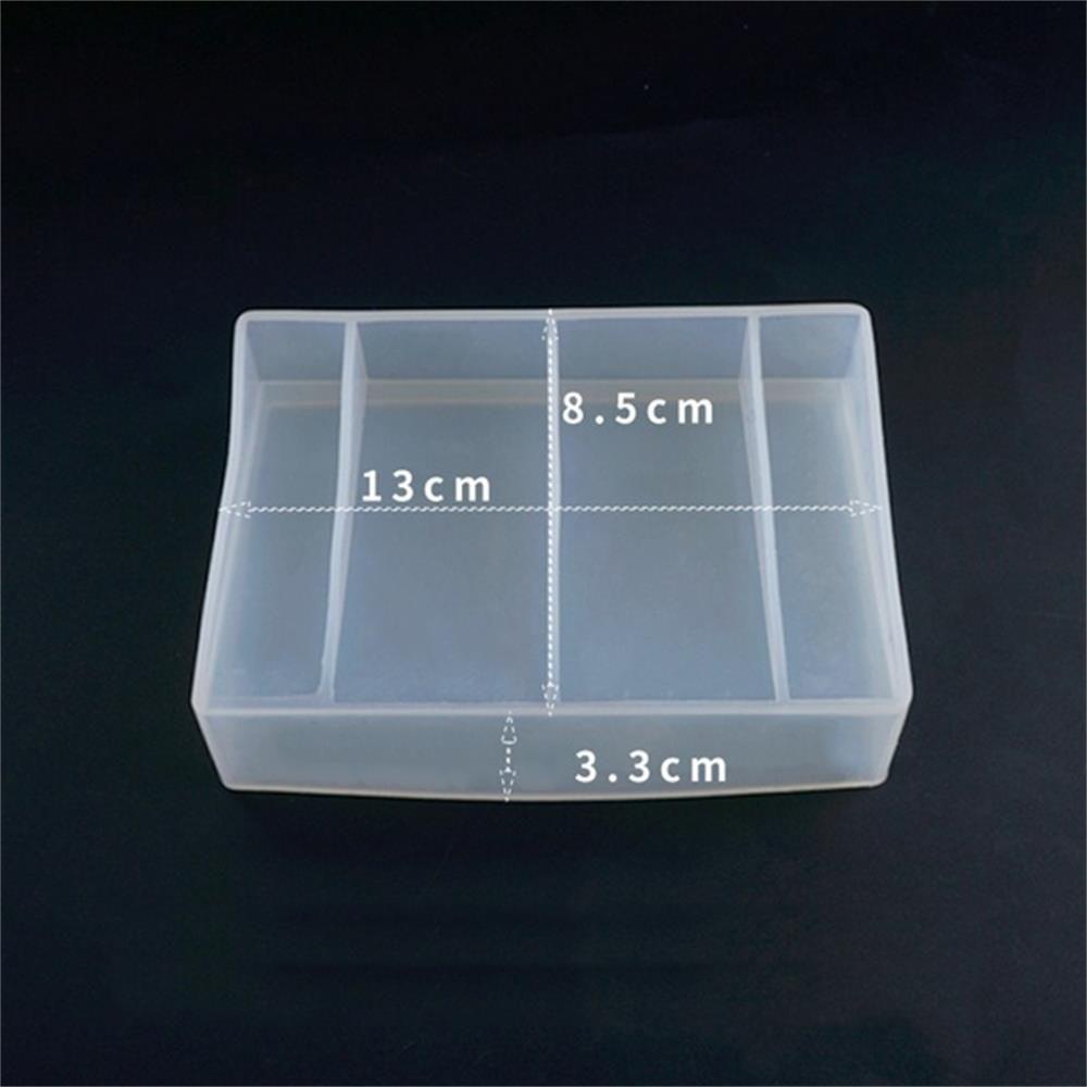 Solighter Bingkai Foto Resin Cetakan Tray Dekorasi Rumah Hadiah DIY Alat Kerajinan Tangan Silikon Phot Frame Mold DIY