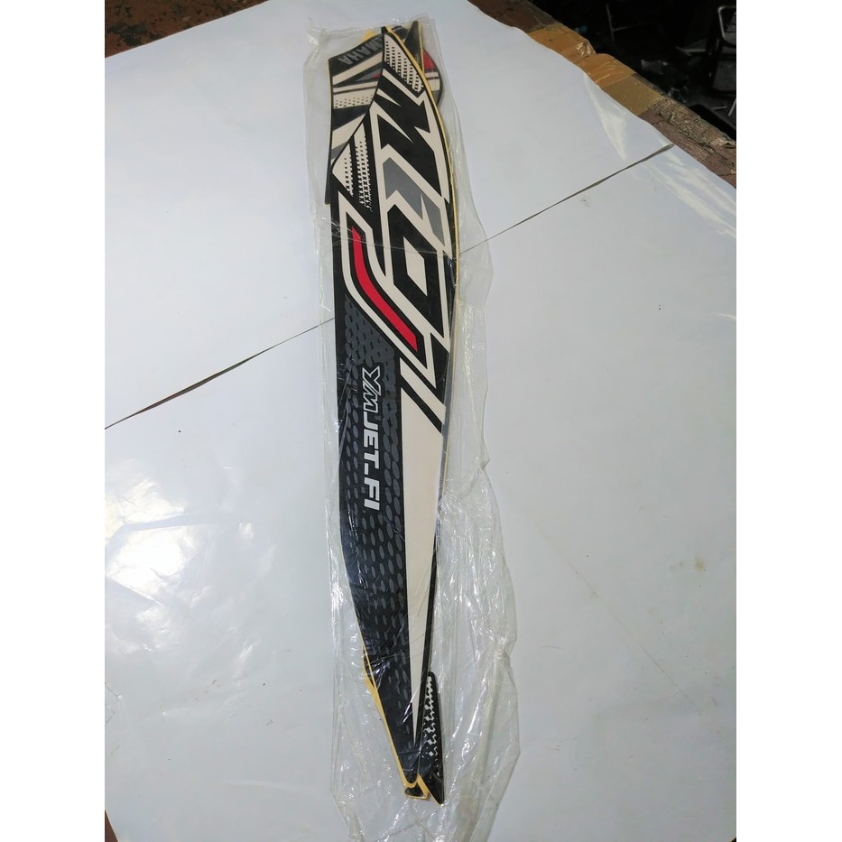 Striker Motor Bodi /  Stiker Body & Lis Bodi & Striping Mio J 2012 Hitam