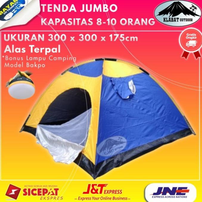 A TENDA 10 12 ORANG TENDA KEMPING CAMPING 10 ORANG ANAK DEWASA JUMBO A DRFH64565