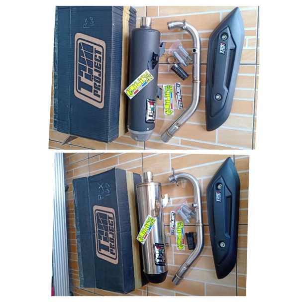 knalpot TZM Honda PCX 160 Stainles dan non stainles Knalpot TZM PCX 160 original TZM  Project 100%