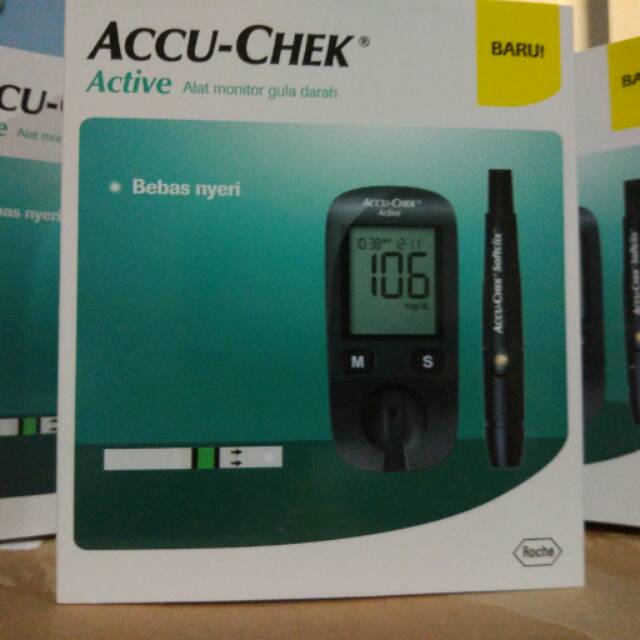 Alat tes gula darah Accu chek active