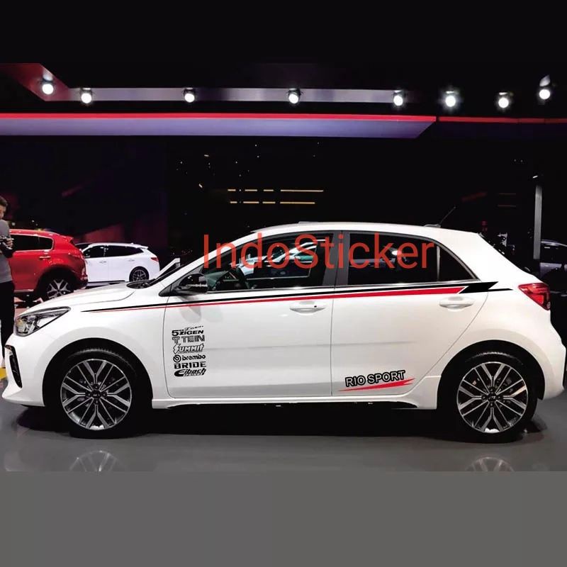 sticker rio sticker kia rio cutting stiker mobil KIA Rio sticker Stiker mobil list kia Rio sport