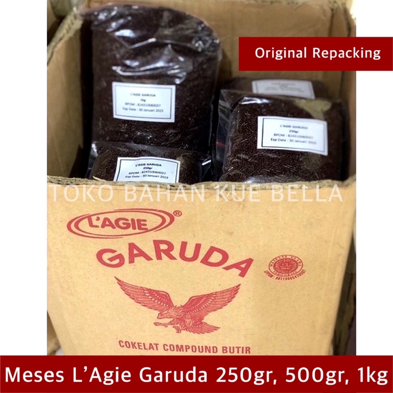 Meses Coklat GARUDA 1KG (REPACK) L’Agie Premium Ceres Chocorice