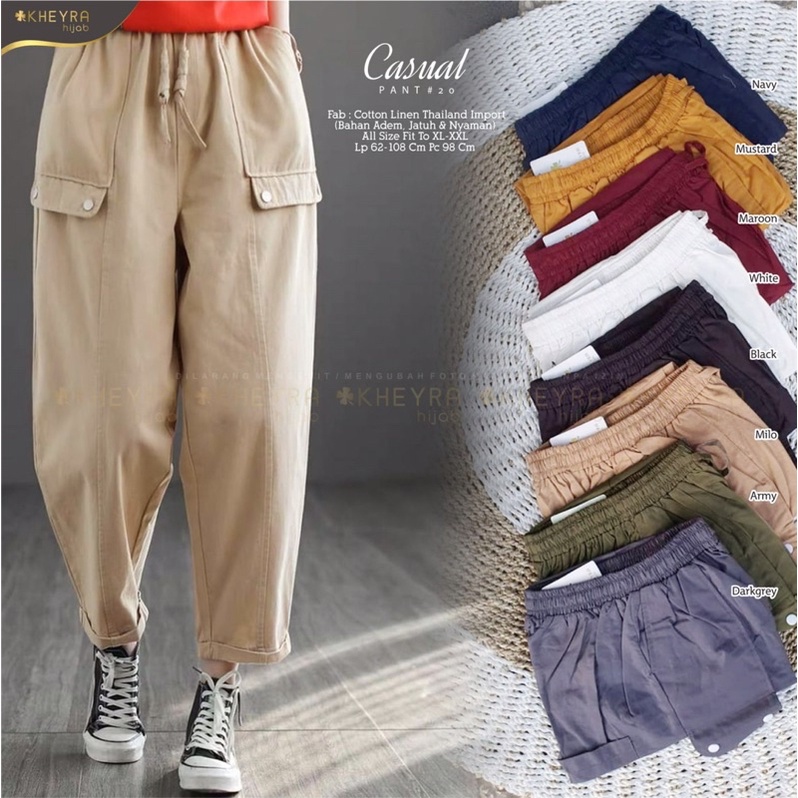Celana casual pant#20 by Kheyra