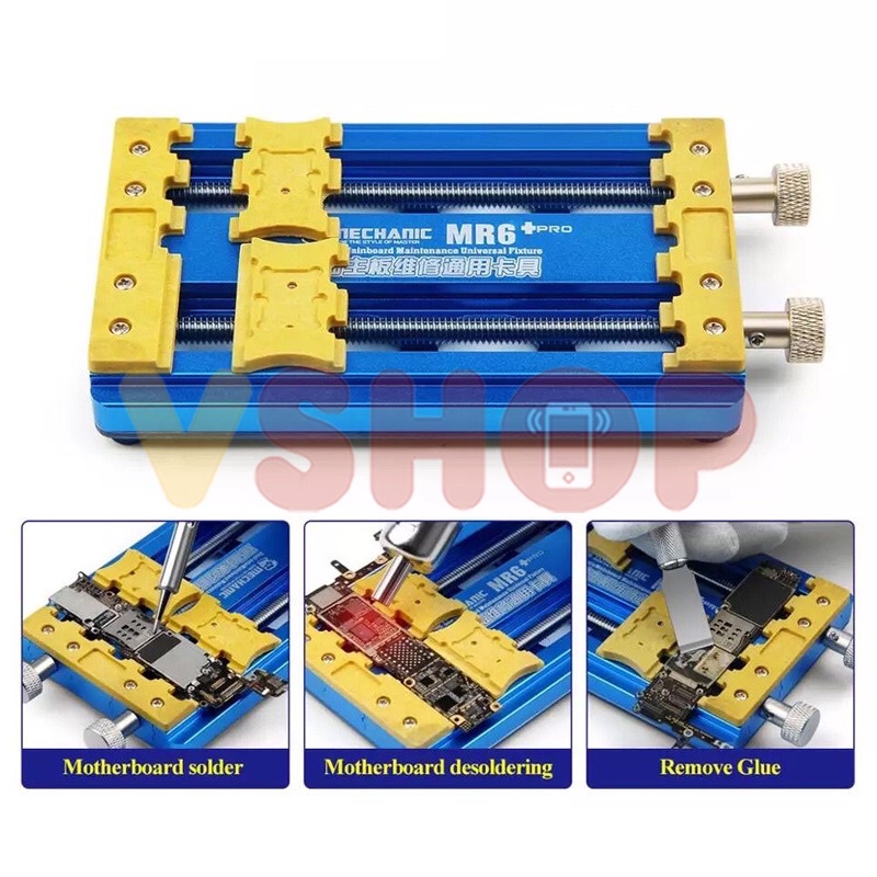 MAINBOARD PCB HOLDER MECHANIC MR6 PRO UNIVERSAL DOUBLE SHAFT