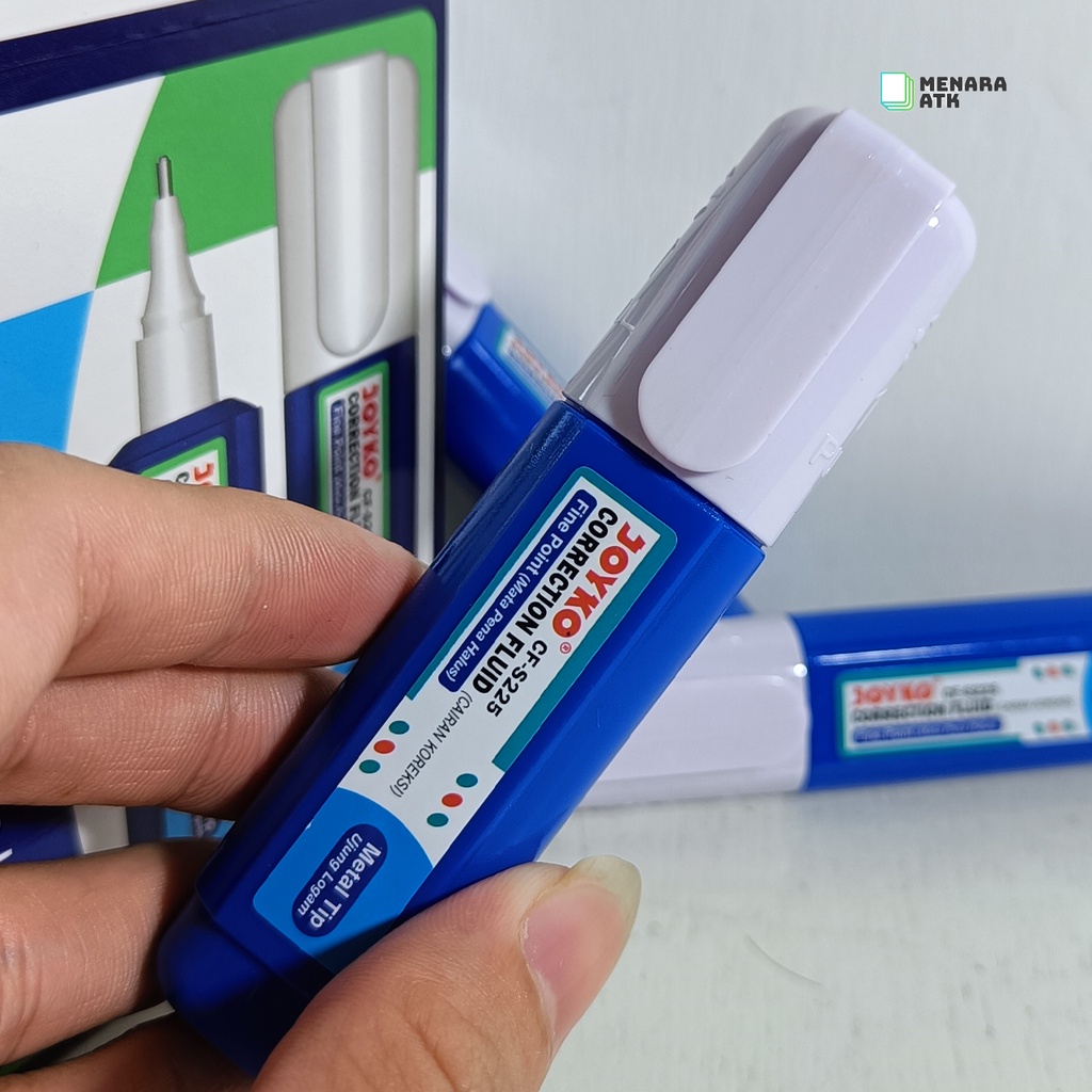 

Correction Fluid S225 Joyko Tipe X Cair Tip Besi Biru (12PCS)