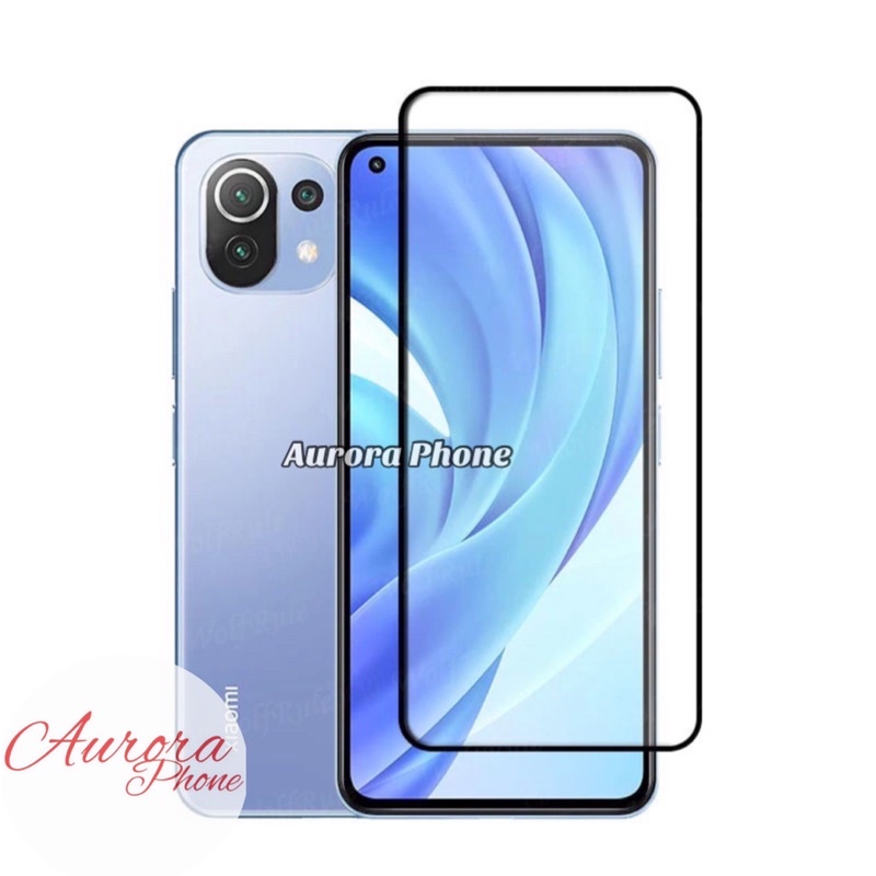 Xiaomi Mi 11 Lite Tempered Glass Full / Tempered Glass Mi 11 Lite Full 9H / Anti Gores Mi 11 Lite / 