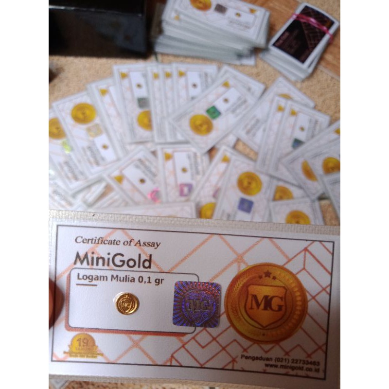 Minigold 0.1 gr