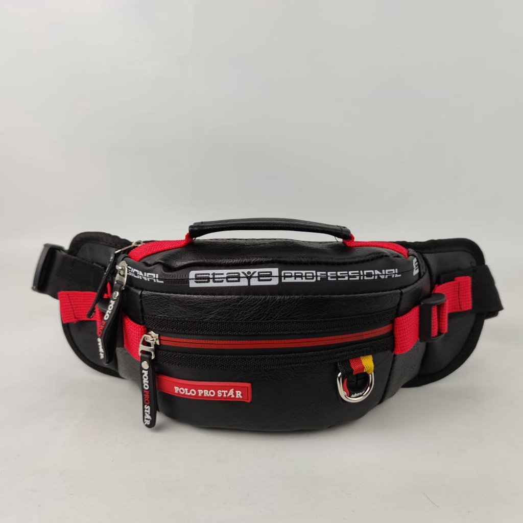 TAS PRIA Waistbag Tas Pinggang Tas Selempang Terbaru Original Polo Prostar Waterproof