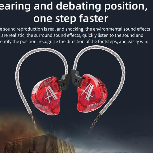 Grosir Unik KZ x CCA CA2 Dynamic Driver In Ear Earphone HiFi Powerfull Bass Upgraded KZ EDX