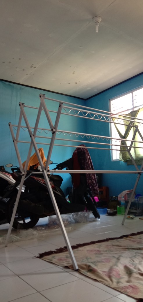 Jemuran Baju Alumunium Silver