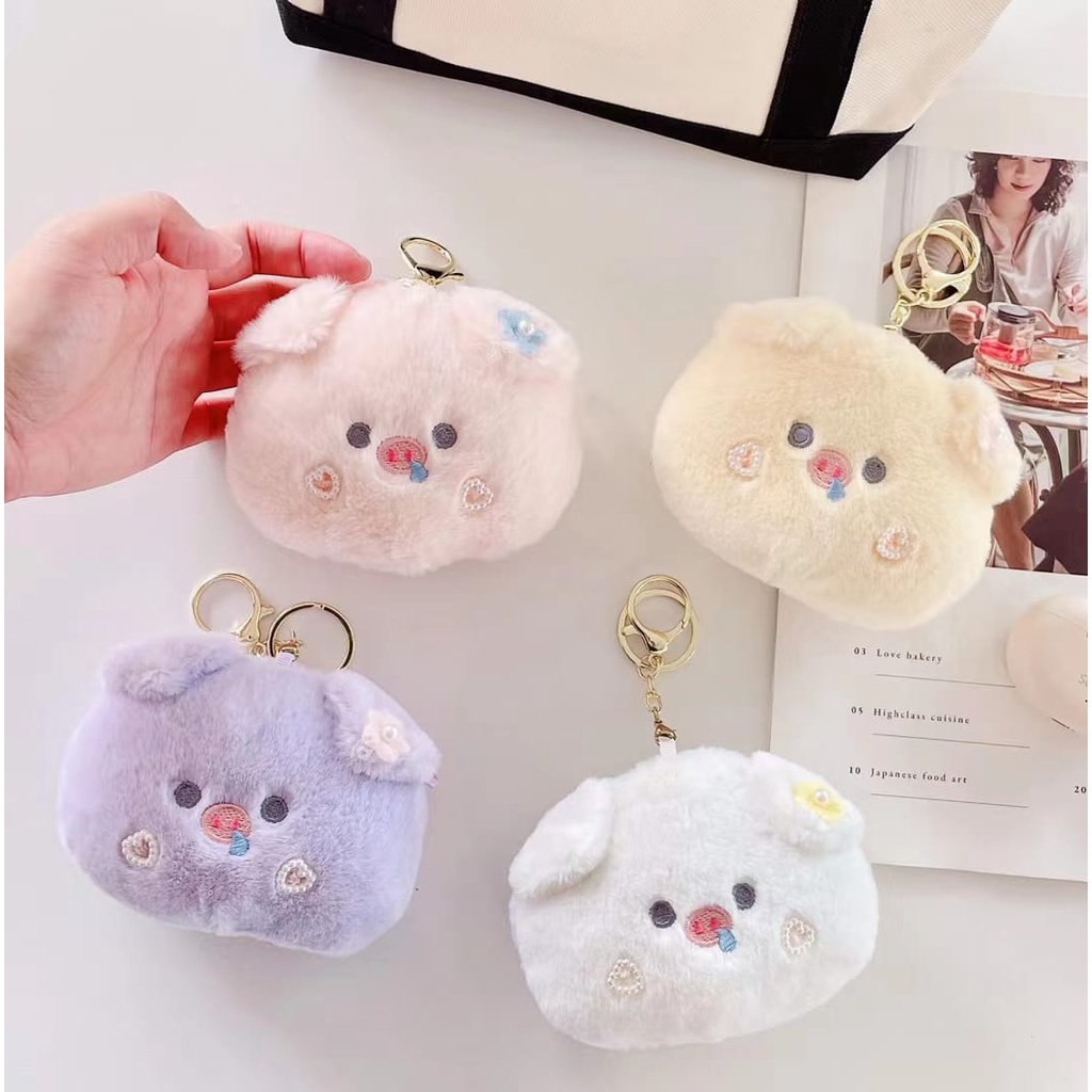 Dompet Koin Bunny Piggy sheep Premium Bahan Plush