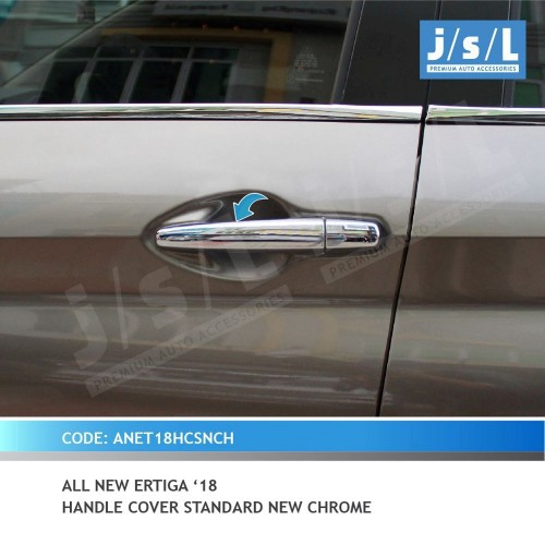 JSL Cover Handle All New Ertiga 2018 / Handle Cover Standard Chrome JSL
