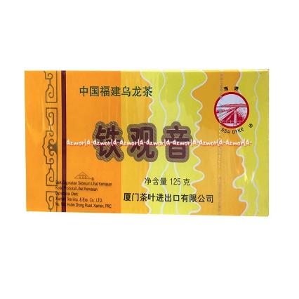 China Fujian Oolong Tea Teh Guanyen 125gr Teh Olong Daun Teh Olong Tea Cina Tea Oolong