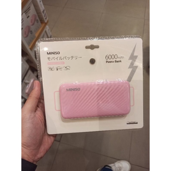 power bank 6000mah miniso